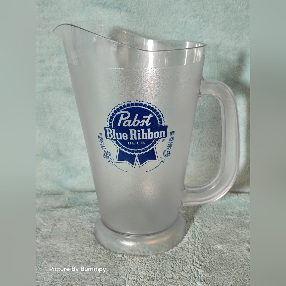 Vintage Pabst Blue Ribbon (PBR) Beer Pitcher